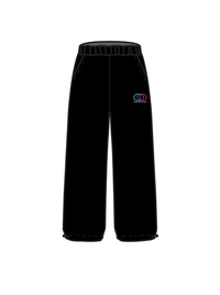 GDO - WIDE LEG JOGGERS BLACK (IN-STOCK)
