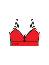 DWC - CALI CROP - RED/WHITE