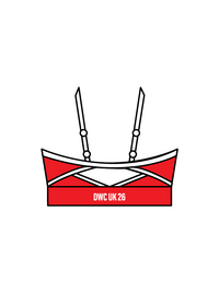 DWC - CALI CROP - RED/WHITE