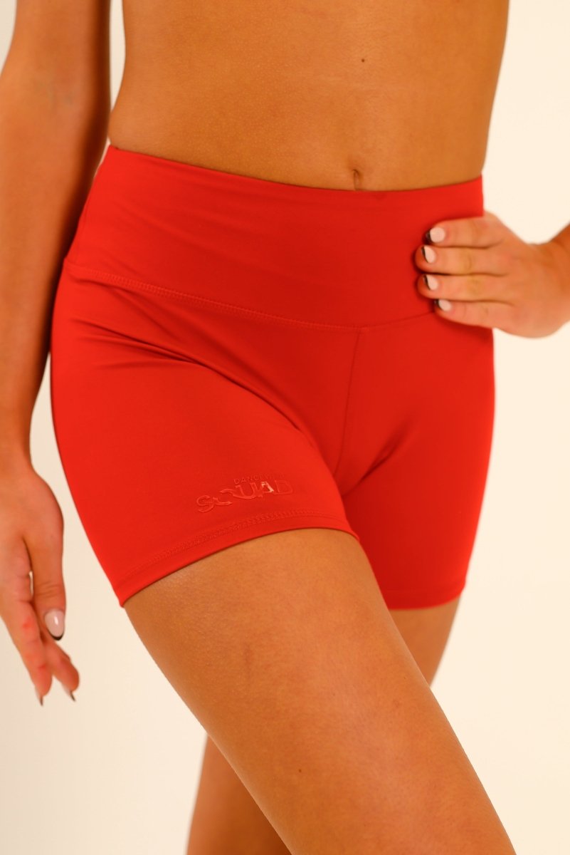 SHORTS - YOGA - RED