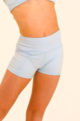 ELSIE CROP - BLUE FROST/WHITE