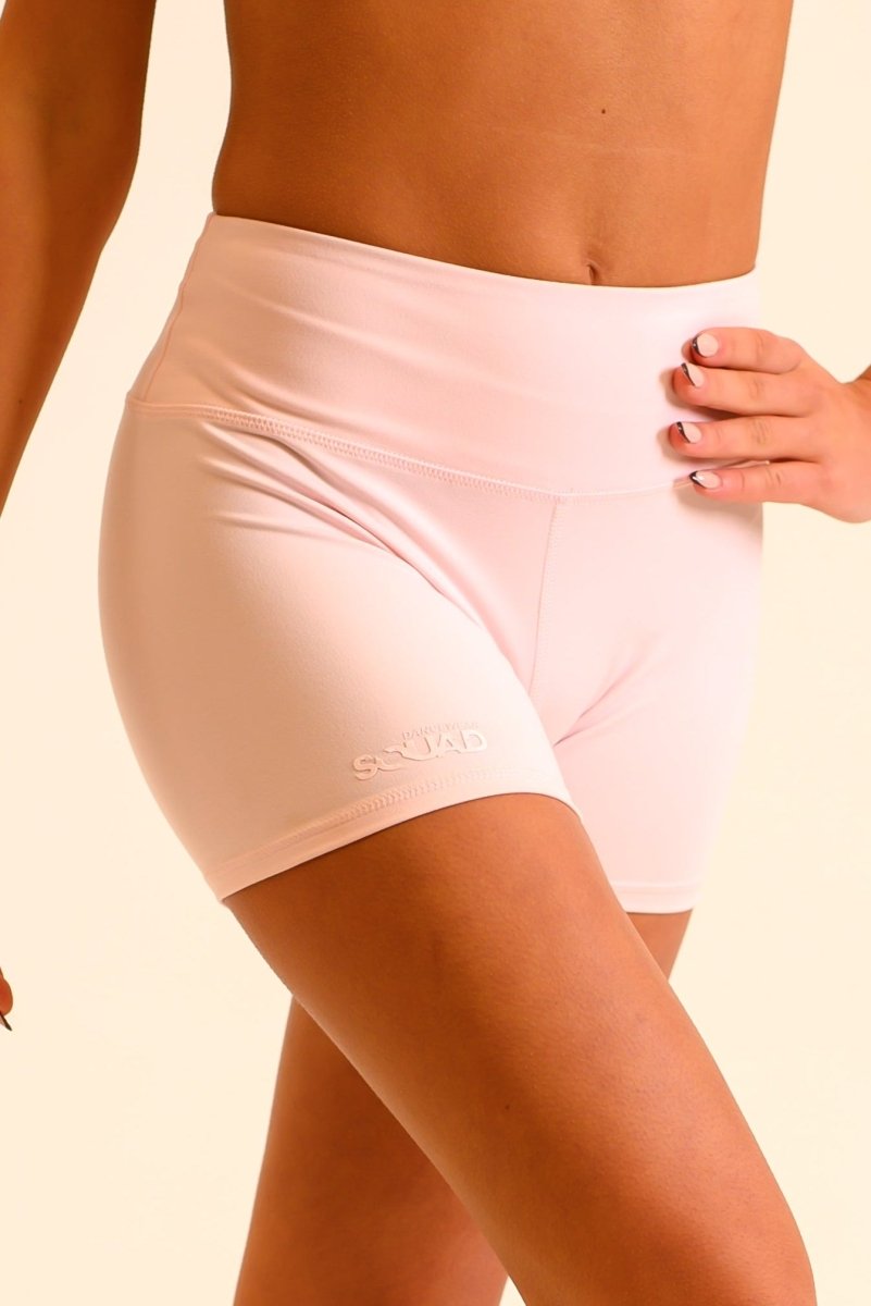 SHORTS - YOGA - BARELY PINK
