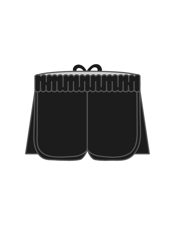 DWC - DUAL SHORTS BLACK (IN-STOCK)