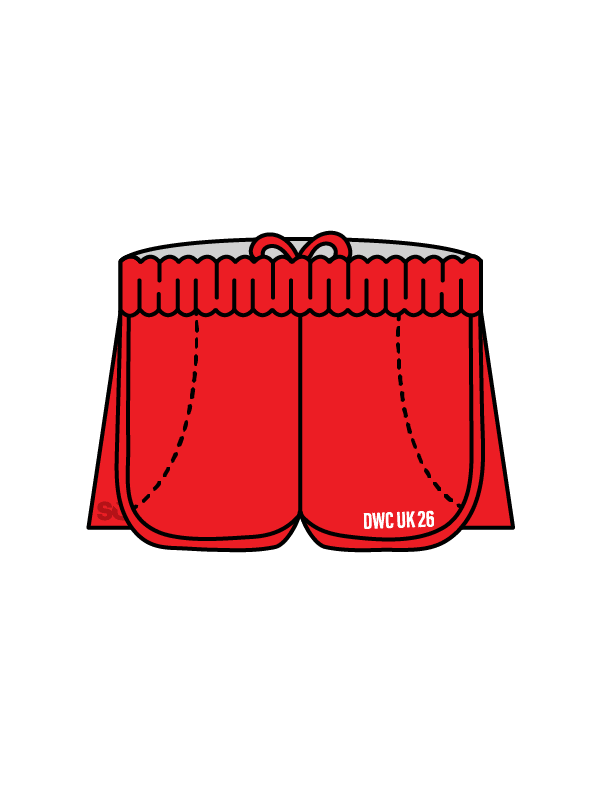 DWC - DUAL SHORTS - RED