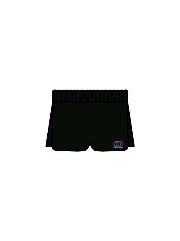GDO - DUAL SHORTS BLACK (IN-STOCK)