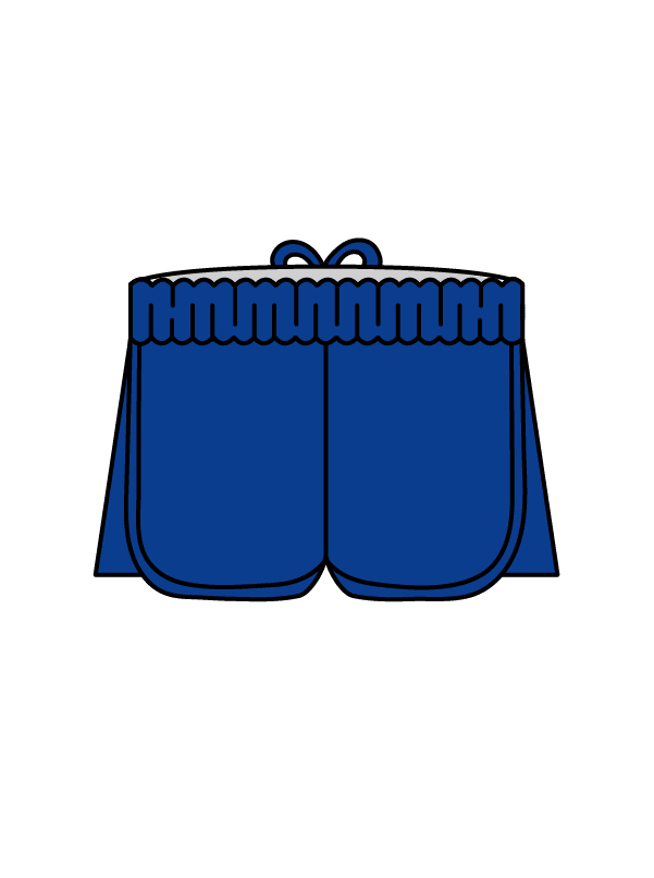 DWC - DUAL SHORTS - COBALT