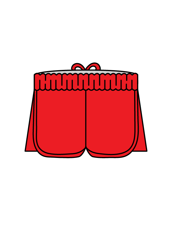 DWC - DUAL SHORTS - RED