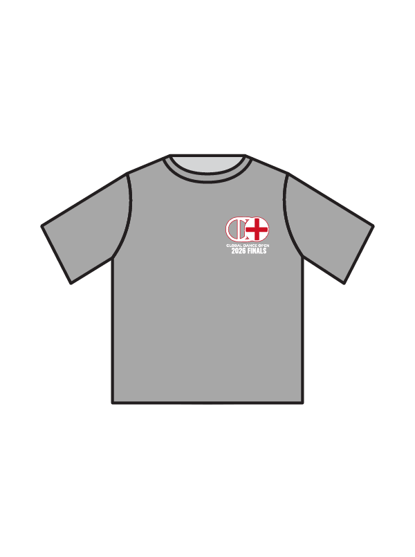 GDO - TEAM ENGLAND BOXY T GREY MARL (IN-STOCK)