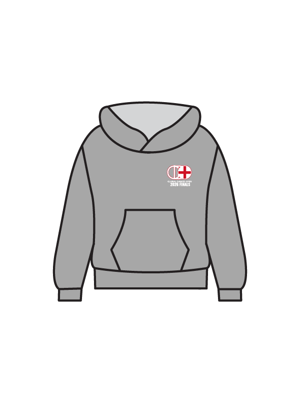GDO - TEAM ENGLAND HOODIE GREY (IN-STOCK)
