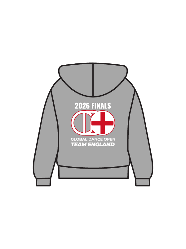 GDO - TEAM ENGLAND HOODIE GREY (IN-STOCK)