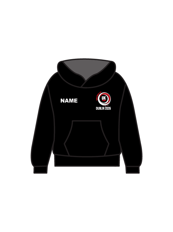 DWC - HOODIE BLACK (IN-STOCK) 'Personalise'