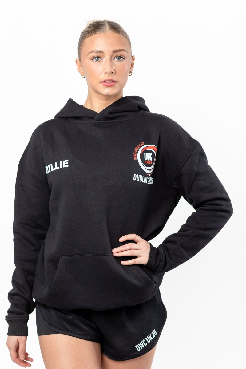 DWC - HOODIE BLACK (IN-STOCK) 'Personalise'