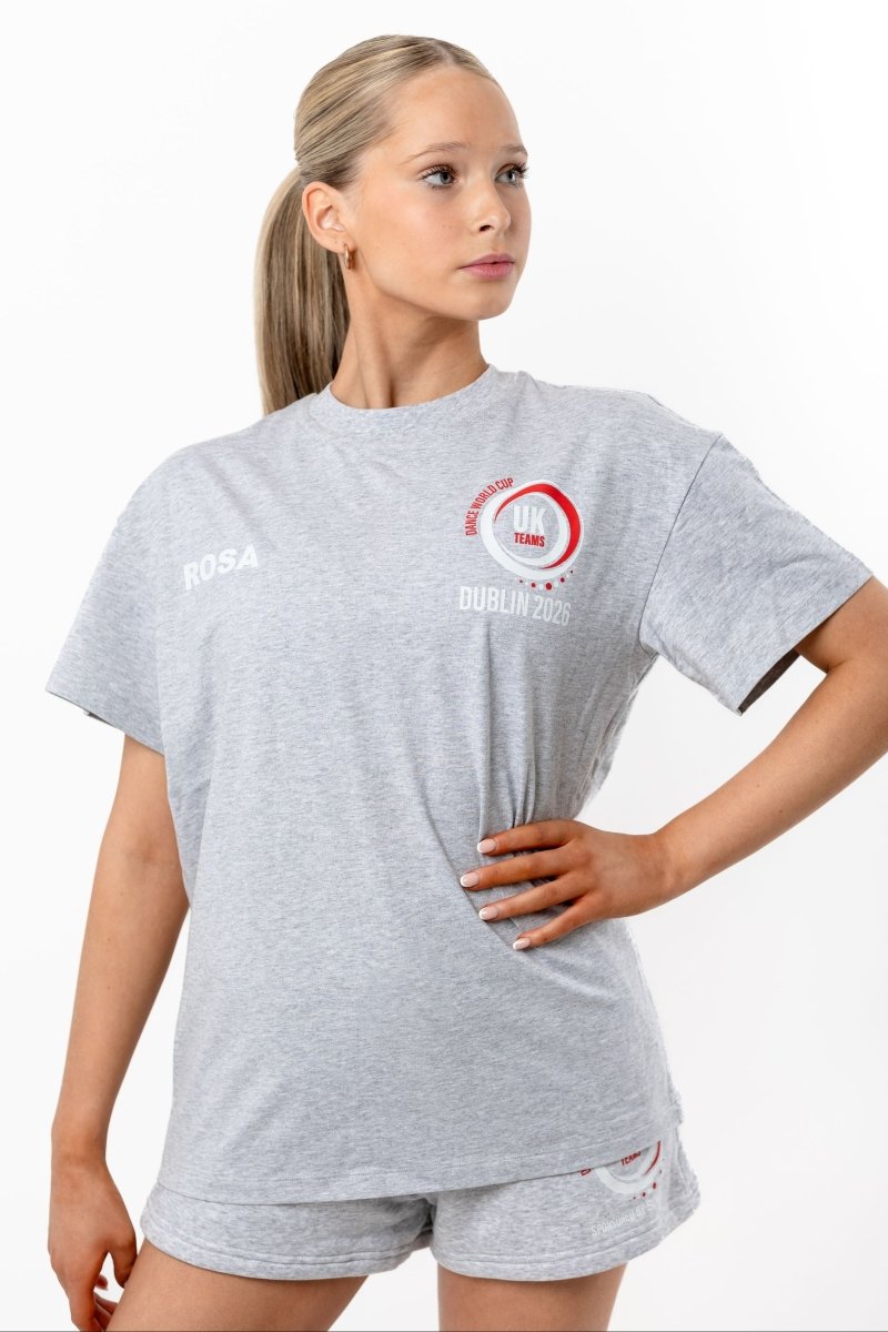 DWC - BOXY T GREY MARL (IN-STOCK) 'Personalise'