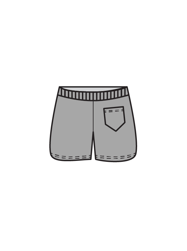 DWC - SWEAT SHORTS GREY (IN-STOCK)