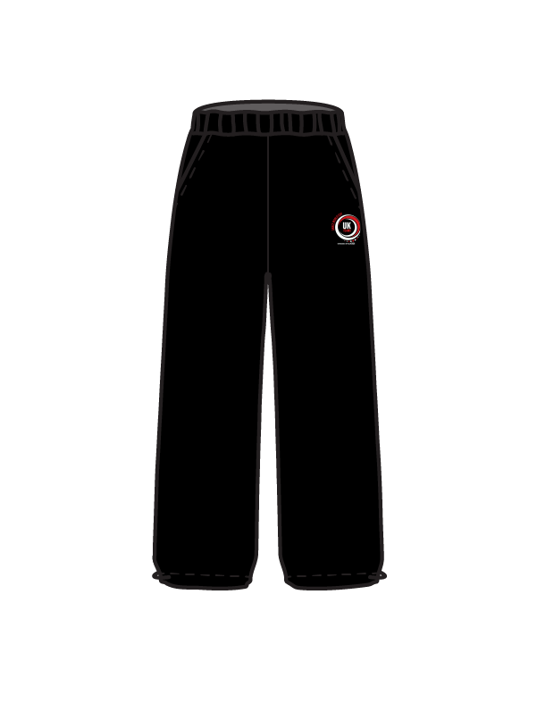 DWC - WIDE LEG JOGGERS BLACK (IN-STOCK)
