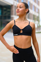 KENDALL CROP - BLACK