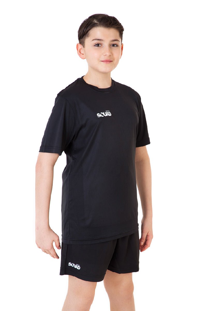 BOYS SPORTS T-SHIRT BLACK