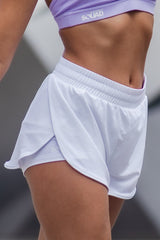 DUAL SHORTS - WHITE