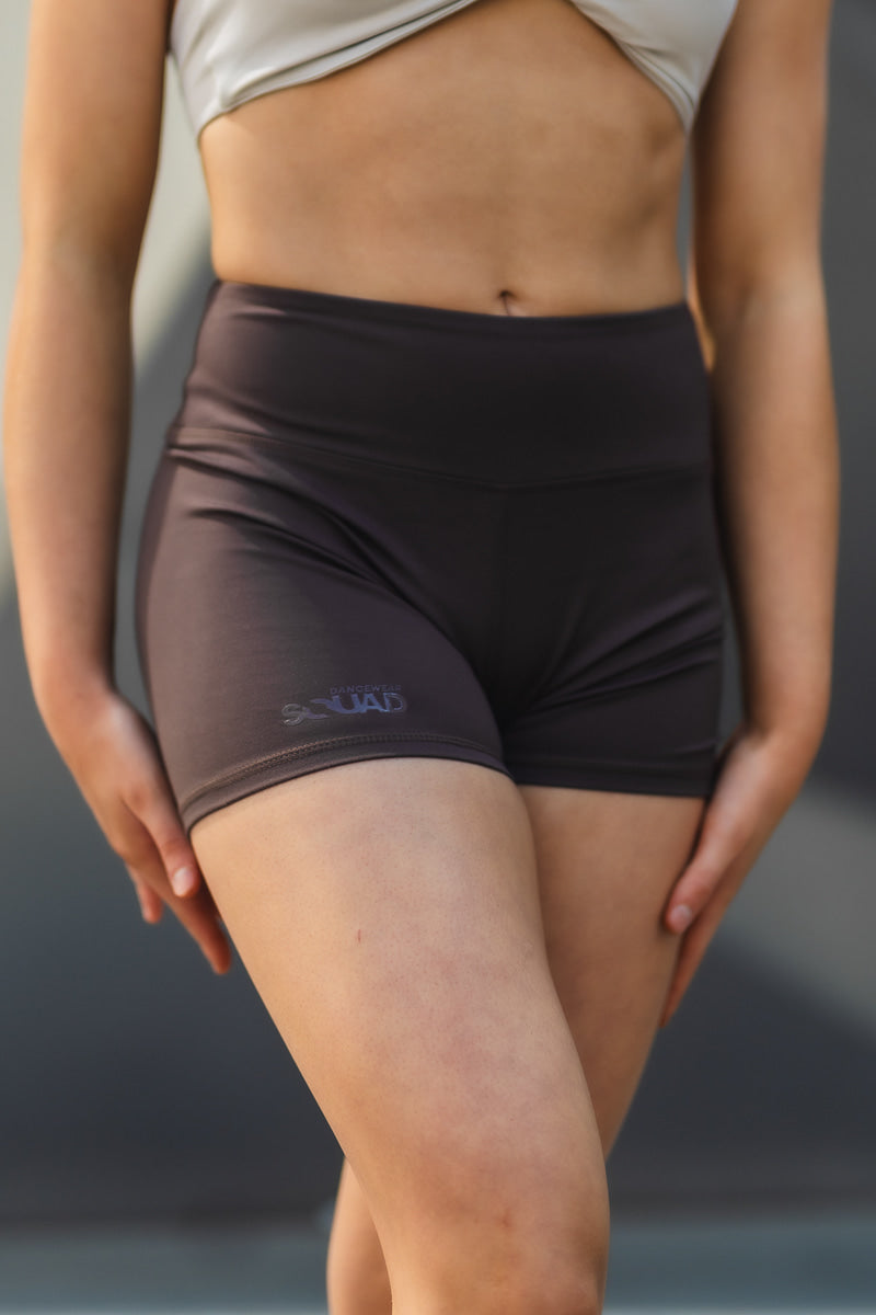 SHORTS - YOGA - CHOCOLATE