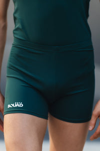 BOYS HOTPANT SHORTS - BOTTLE GREEN (IN-STOCK)