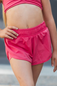 DUAL SHORTS - RASPBERRY