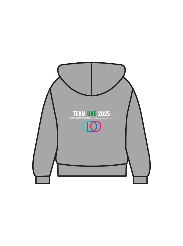 GDO -  HOODIE GREY TEAM UAE (IN-STOCK)