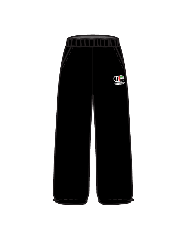 GDO - TEAM UAE WIDE LEG JOGGERS BLACK (IN-STOCK)