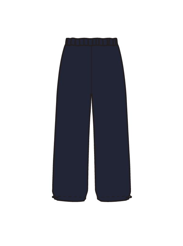 GDO - TEAM SCOTLAND WIDE LEG JOGGERS NAVY (IN-STOCK)