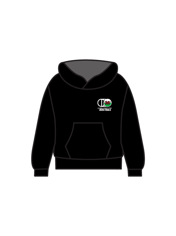 GDO - TEAM WALES HOODIE BLACK (IN-STOCK)