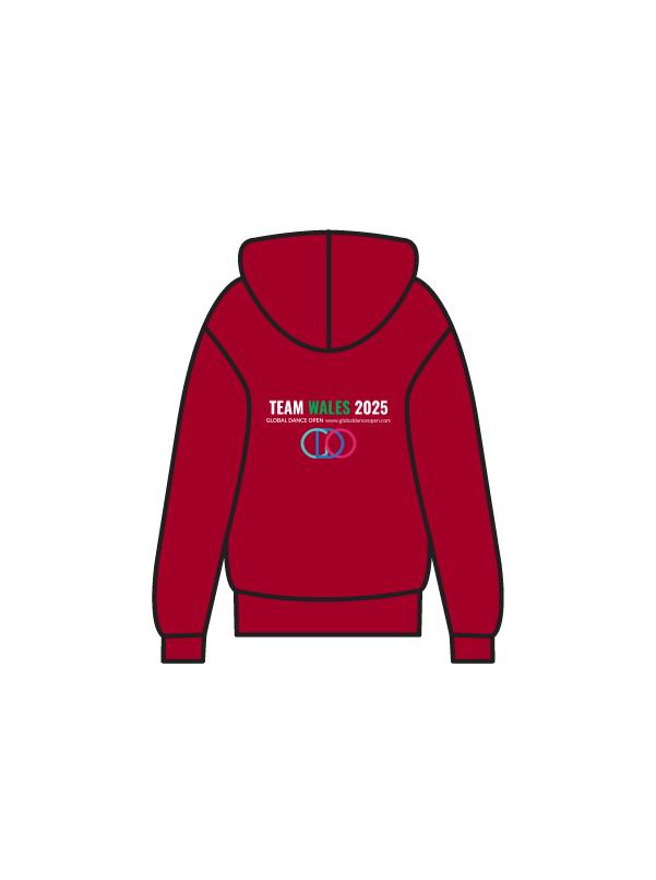GDO - HOODIE RED TEAM WALES