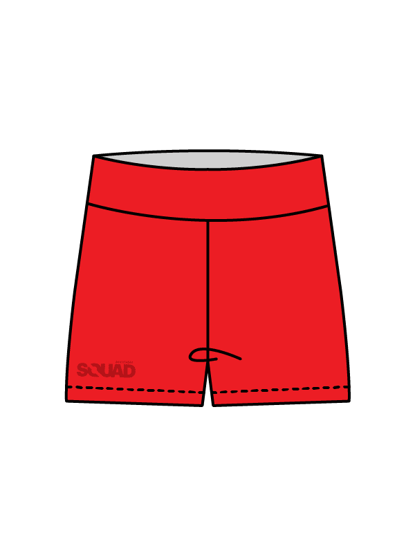 DWC - SHORTS - YOGA - RED