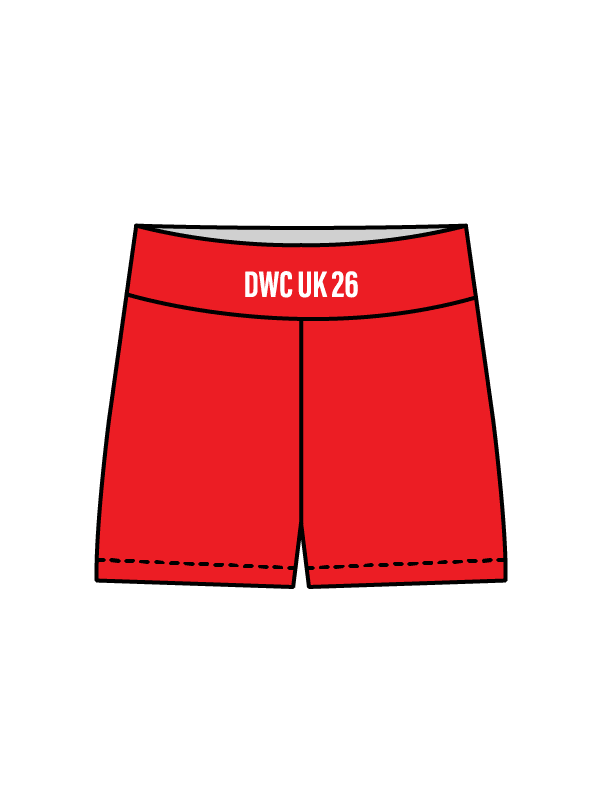 DWC - SHORTS - YOGA - RED