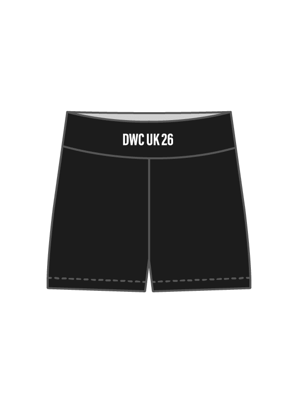 DWC - YOGA SHORTS BLACK (IN-STOCK)